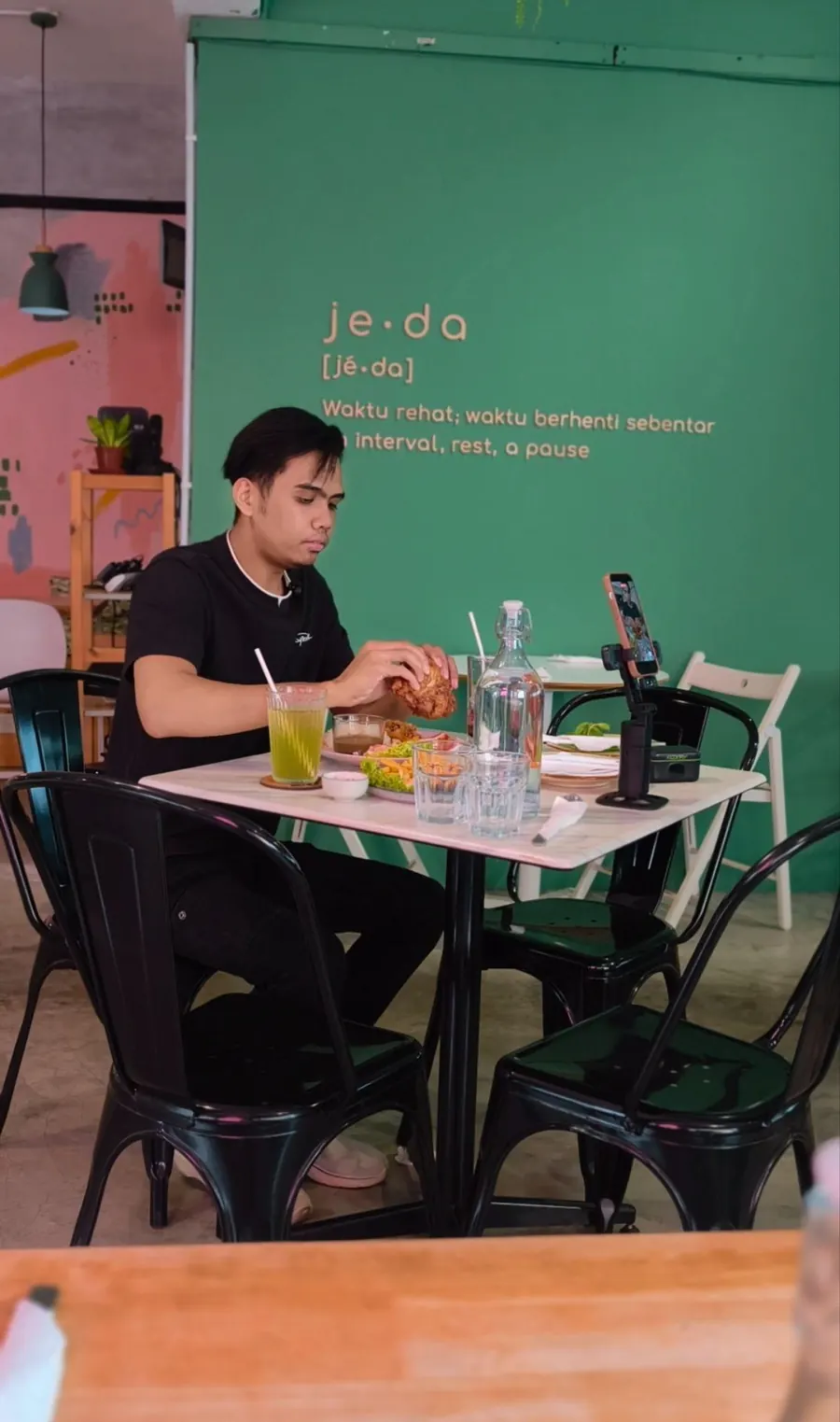 Food content shoot at je·da cafe